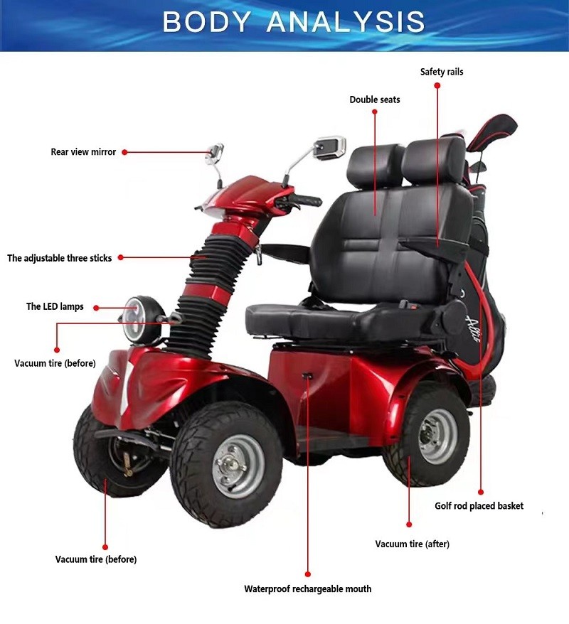 Beta PRO MAX Model Golf Cart Four Wheels Mobility Scooter